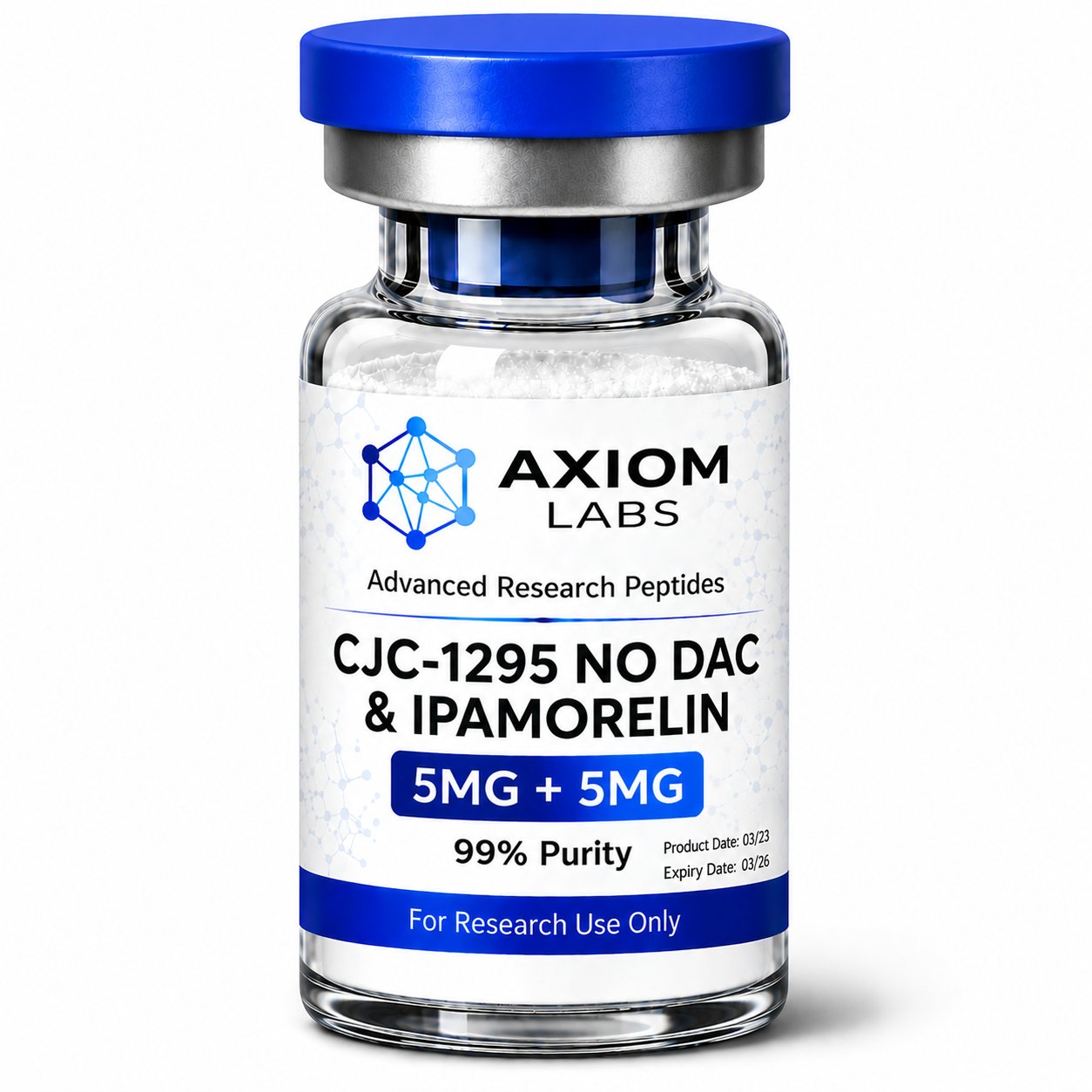 CJC-1295 No DAC & Ipamorelin Research Peptide Blend